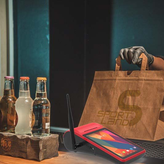 ¿Qué dispositivo POS necesita el servicio de comida para llevar?